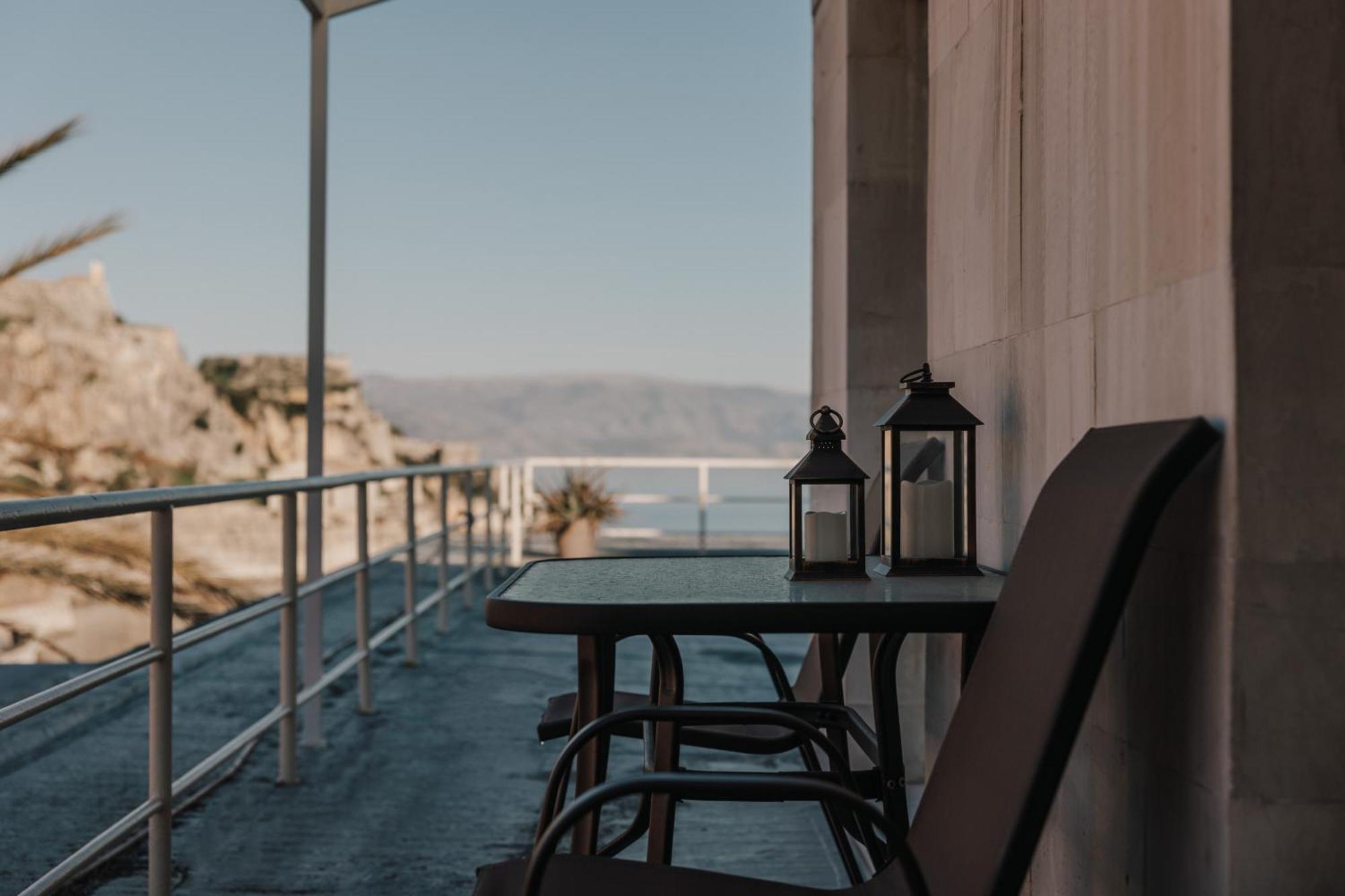 Old Fortress View Roof Top Apartment By Konnect Corfu  Exteriör bild