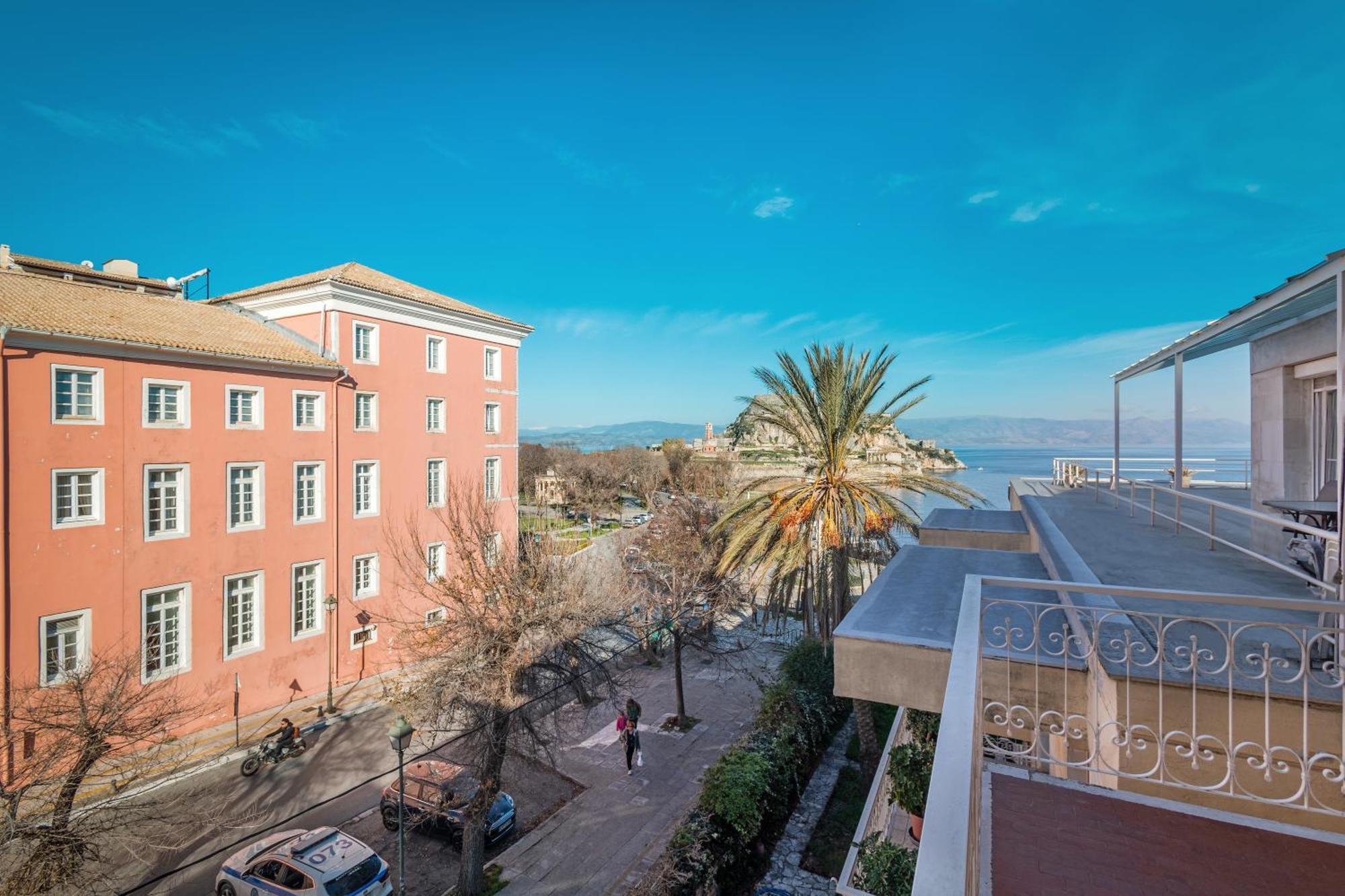 Old Fortress View Roof Top Apartment By Konnect Corfu  Exteriör bild